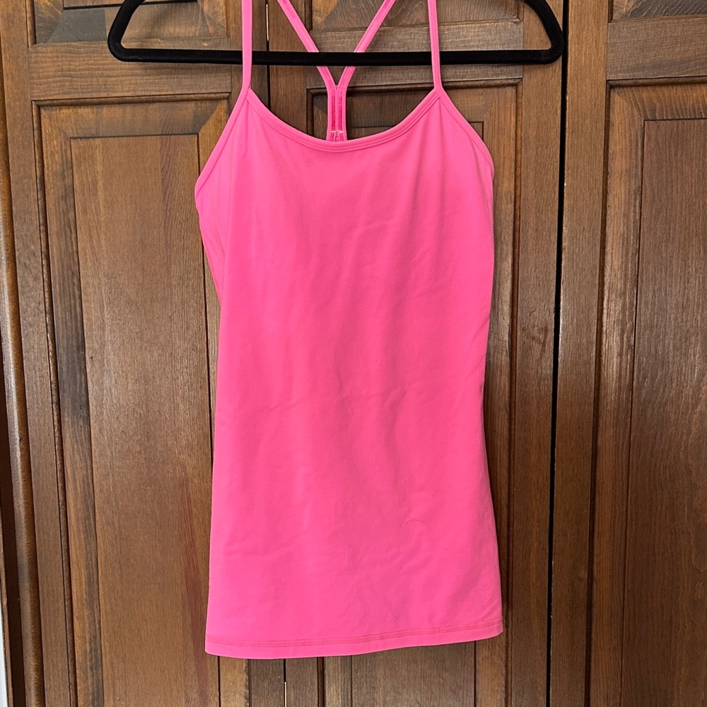 Lululemon Athletica Bright Pink Tank Top